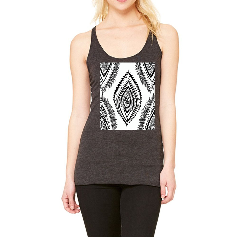 Emma   Boho Retro Modern Abstract Pattern Racerback Tank by jorjybasino8 | Artistshot