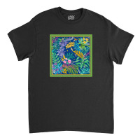 Peanuts Anime Illustration Oil Of A Picture Abstract Illustration Temp Classic T-shirt | Artistshot