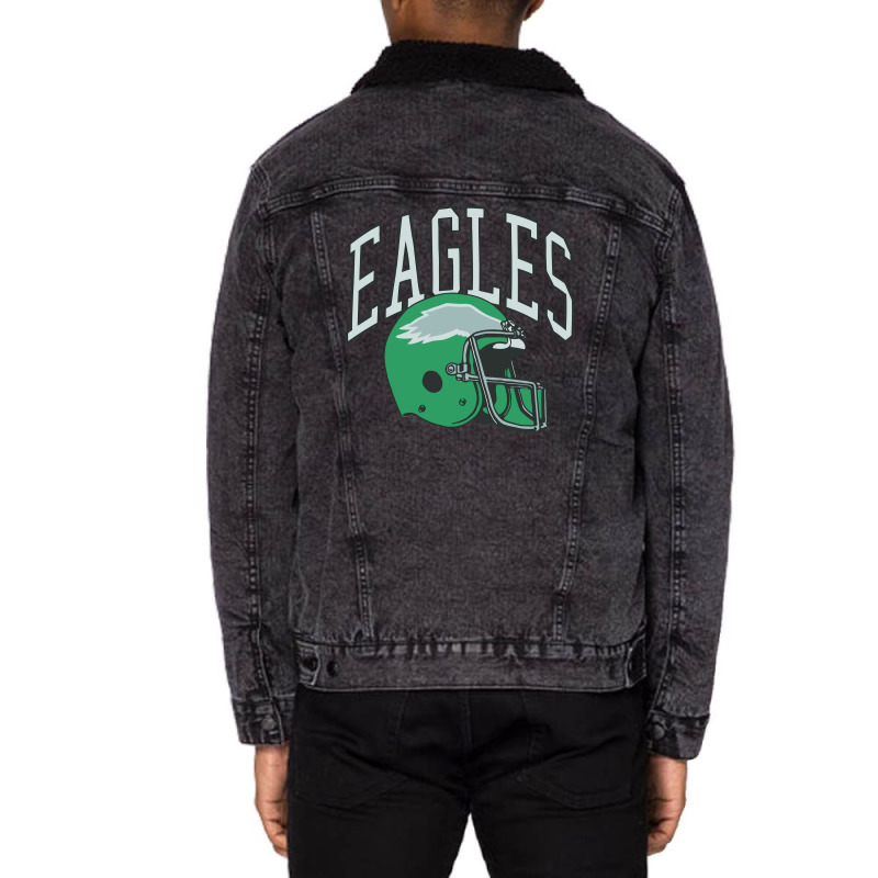 Philadelphia Eagle Helmet Unisex Sherpa-lined Denim Jacket | Artistshot