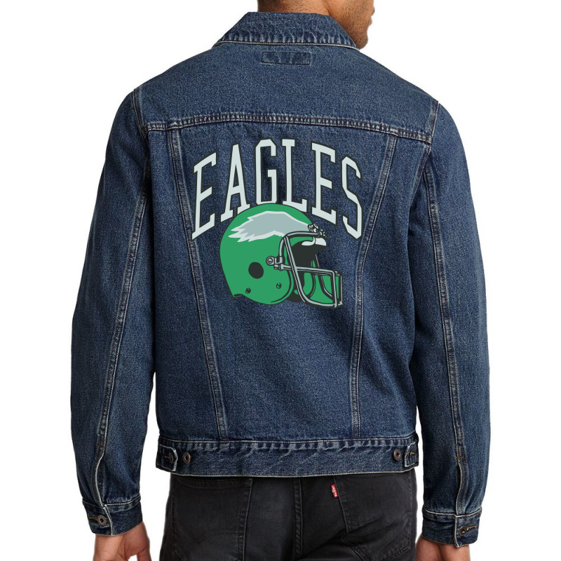 Philadelphia Eagle Helmet Men Denim Jacket | Artistshot