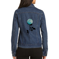 Moon Ladies Denim Jacket | Artistshot