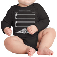 The Sound Of Silence Music Lover T Shirt Long Sleeve Baby Bodysuit | Artistshot