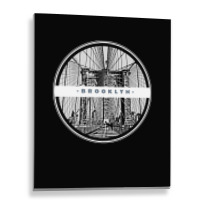 New York Urban Hip Hop Streetwear Brooklyn Pullove Metal Print Vertical | Artistshot