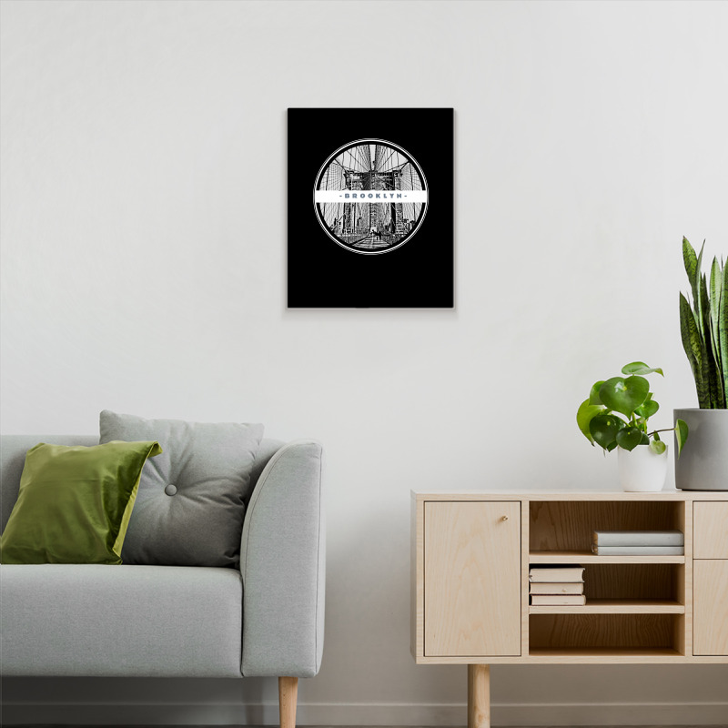 New York Urban Hip Hop Streetwear Brooklyn Pullove Metal Print Vertical | Artistshot