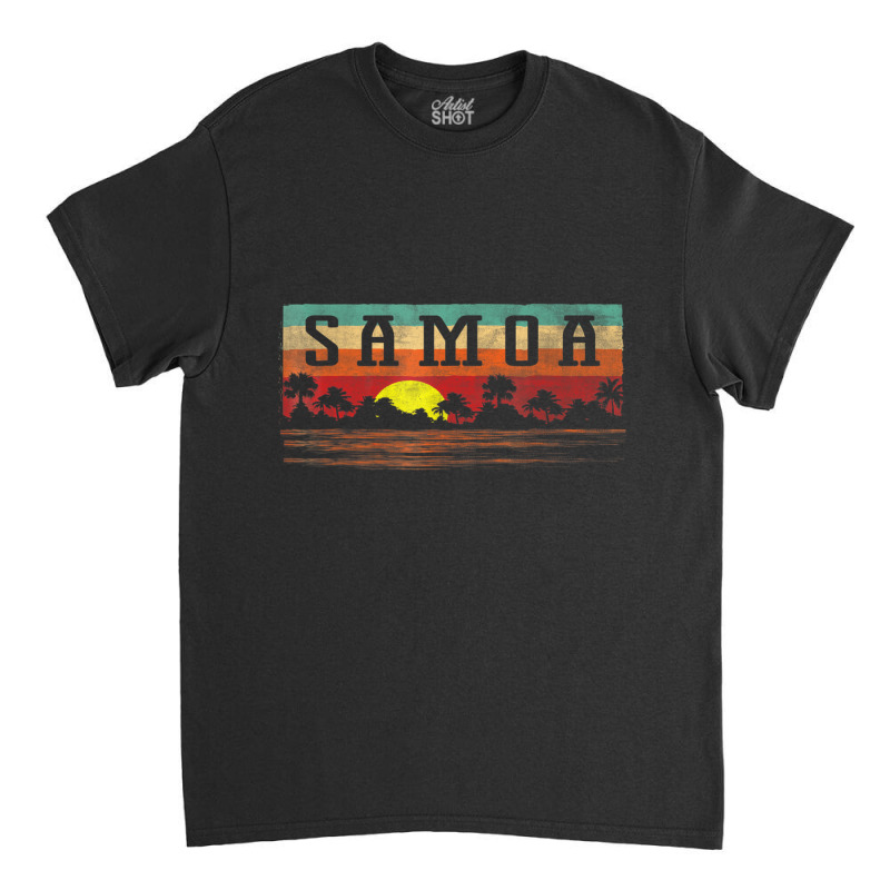 Retro Vintage Samoa T Shirt Samoan Shirt Classic T-shirt by holden | Artistshot