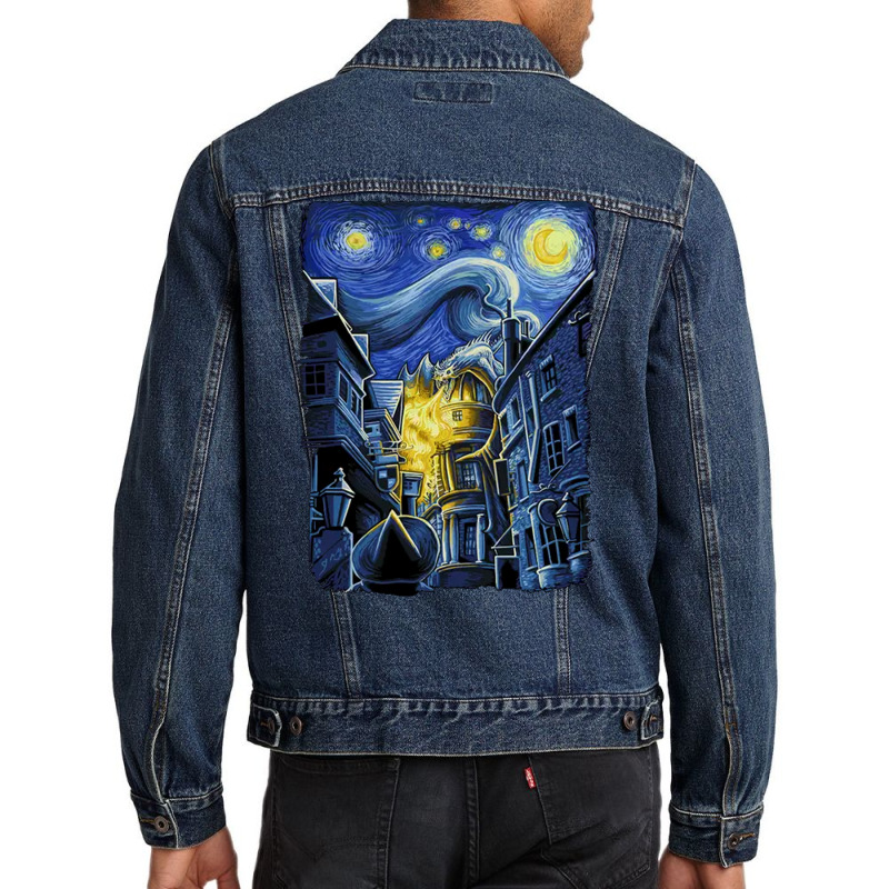 Staryy Magical World 29 Men Denim Jacket by zdinianahilv | Artistshot