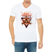 Cattle Decapitation Eyes Triangle V-neck Tee | Artistshot