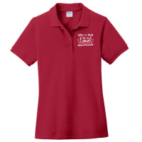 When In Doubt Go To The Library 5 Ladies Polo Shirt | Artistshot