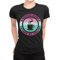 Medical Coder Fueled By Coffee Medical Coding T Sh Ladies Fitted T-shirt | Artistshot