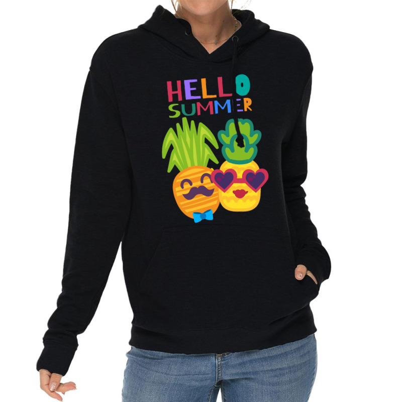 Born In Summer Pineapples Lightweight Hoodie | Artistshot