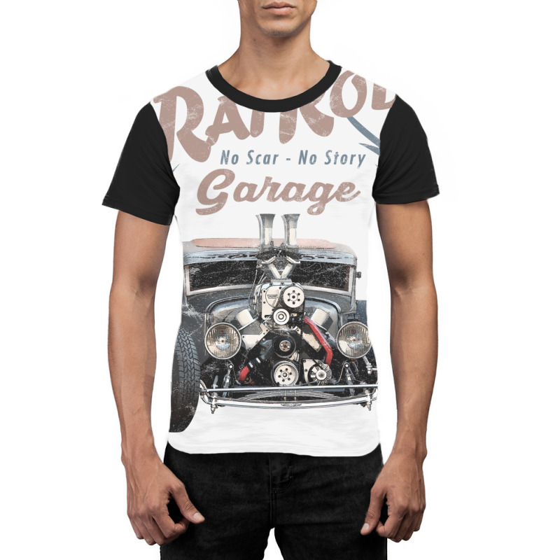 Rat Rod Garage Graphic T-shirt | Artistshot