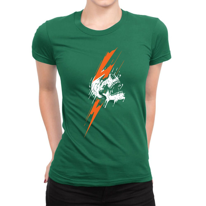 Soul Of Thunder Ladies Fitted T-Shirt by henotbarskc | Artistshot