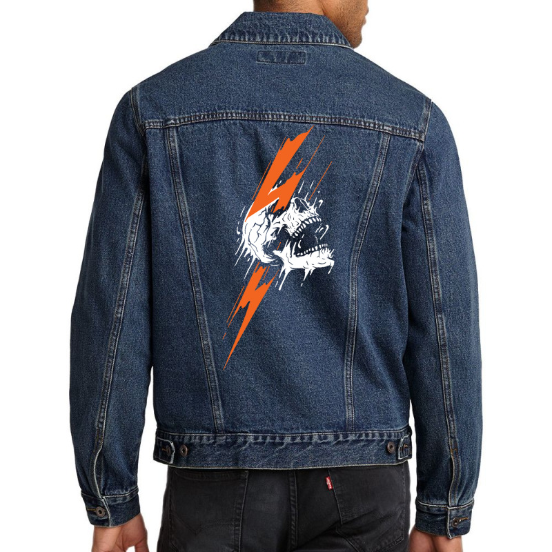 Soul Of Thunder Men Denim Jacket by henotbarskc | Artistshot