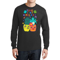 Born In Summer Pineapples Long Sleeve Shirts | Artistshot