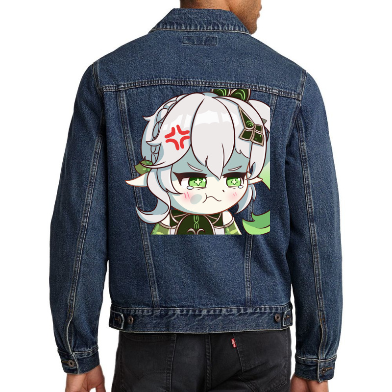 Chibi Nahida Mad & Angry Men Denim Jacket by trhonyjarezm | Artistshot