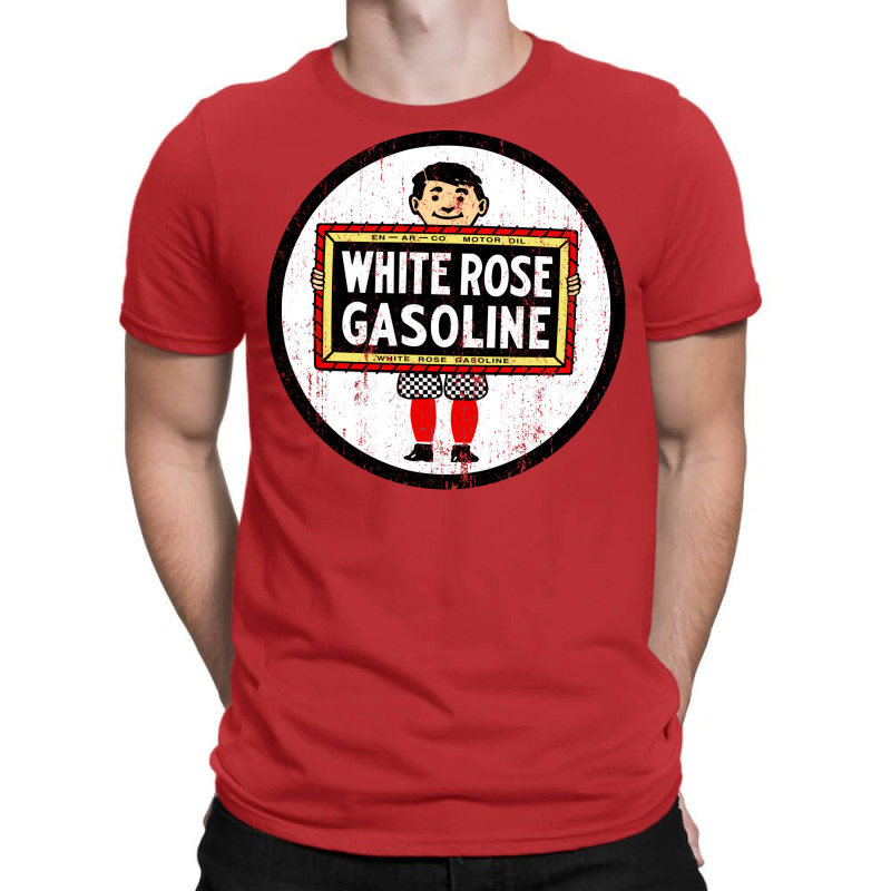 White Rose Gasoline T-shirt | Artistshot