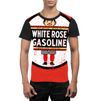 White Rose Gasoline Graphic T-shirt | Artistshot