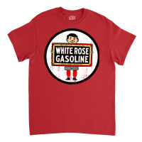 White Rose Gasoline Classic T-shirt | Artistshot