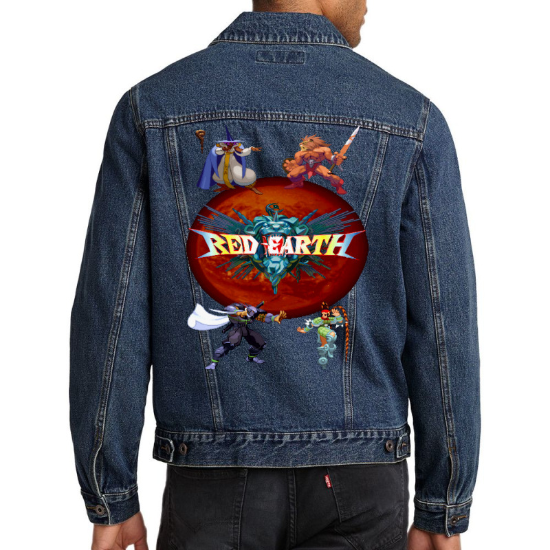 Red Earth Men Denim Jacket | Artistshot