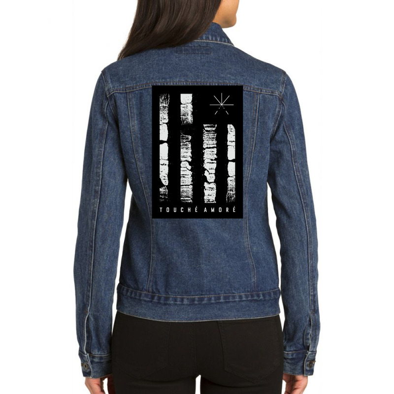 Touche Amore Ladies Denim Jacket by leslinlucsonz | Artistshot