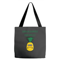 Born In Summer Pineapples Tote Bags | Artistshot