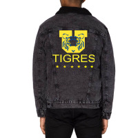 Tigres Team Futbol Soccer Uanl Monterrey Pullover Unisex Sherpa-lined Denim Jacket | Artistshot