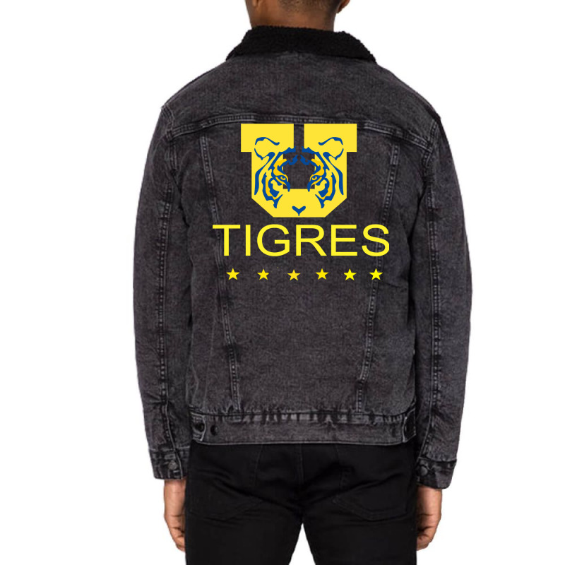 Tigres Team Futbol Soccer Uanl Monterrey Pullover Unisex Sherpa-Lined Denim Jacket by ewubea | Artistshot