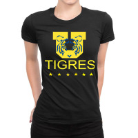 Tigres Team Futbol Soccer Uanl Monterrey Pullover Ladies Fitted T-shirt | Artistshot