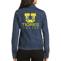 Tigres Team Futbol Soccer Uanl Monterrey Pullover Ladies Denim Jacket | Artistshot