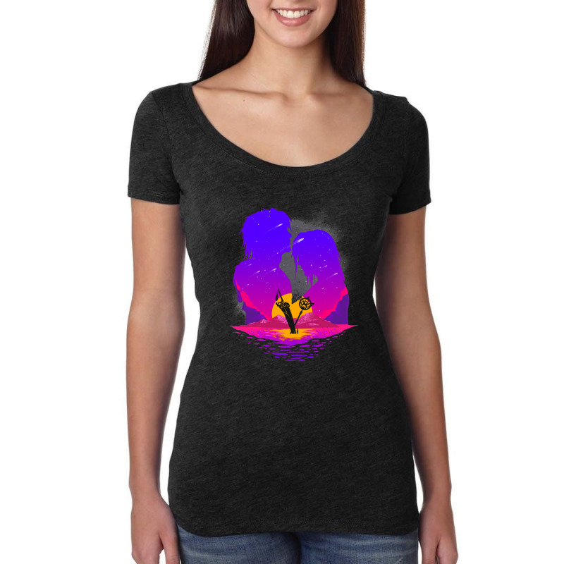 Tidus X Yuna 2 Final Fantasy X Women's Triblend Scoop T-shirt by imnidadianis2 | Artistshot