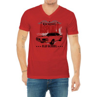 Kicking Asphalt   Super Bee   Light Apparel V-neck Tee | Artistshot