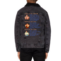 Final Fight Profiles Unisex Sherpa-lined Denim Jacket | Artistshot