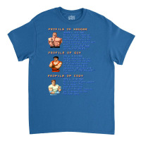 Final Fight Profiles Classic T-shirt | Artistshot