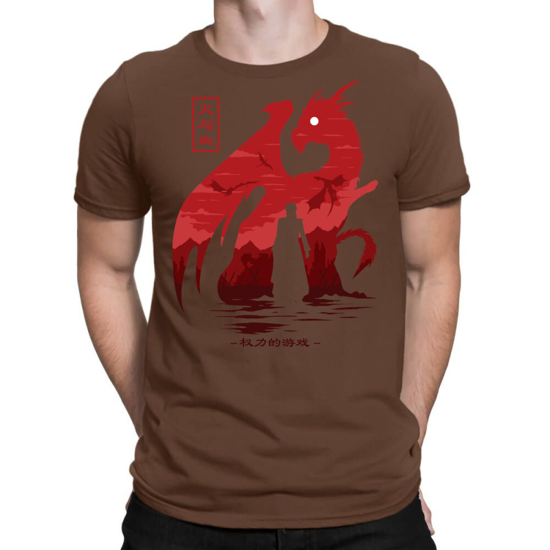 Fire And Blood T-Shirt by elmirnaswaa | Artistshot