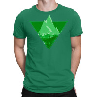 Green Aesthetic Mountain T-shirt | Artistshot