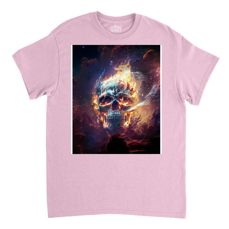 Fire Skull Classic T-shirt by elmirnaswaa | Artistshot