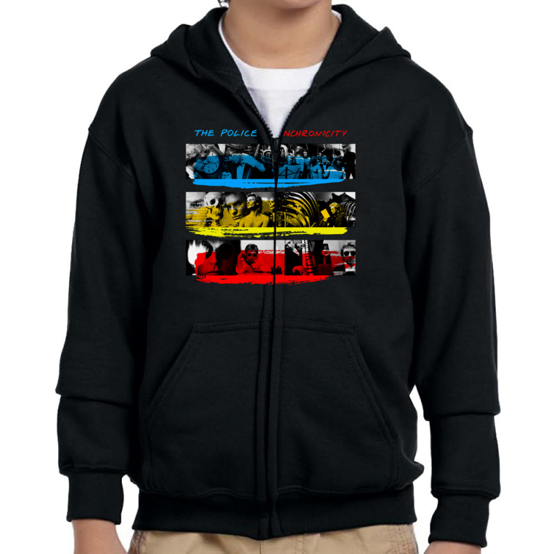 The Police Synchronicity Album Youth Zipper Hoodie by CurtisDaleCochran | Artistshot