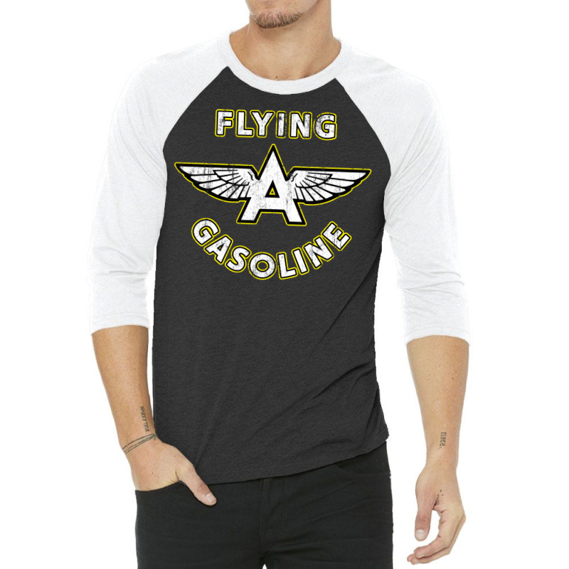 Flying A Gasoline 3/4 Sleeve Shirt by elmirnaswaa | Artistshot