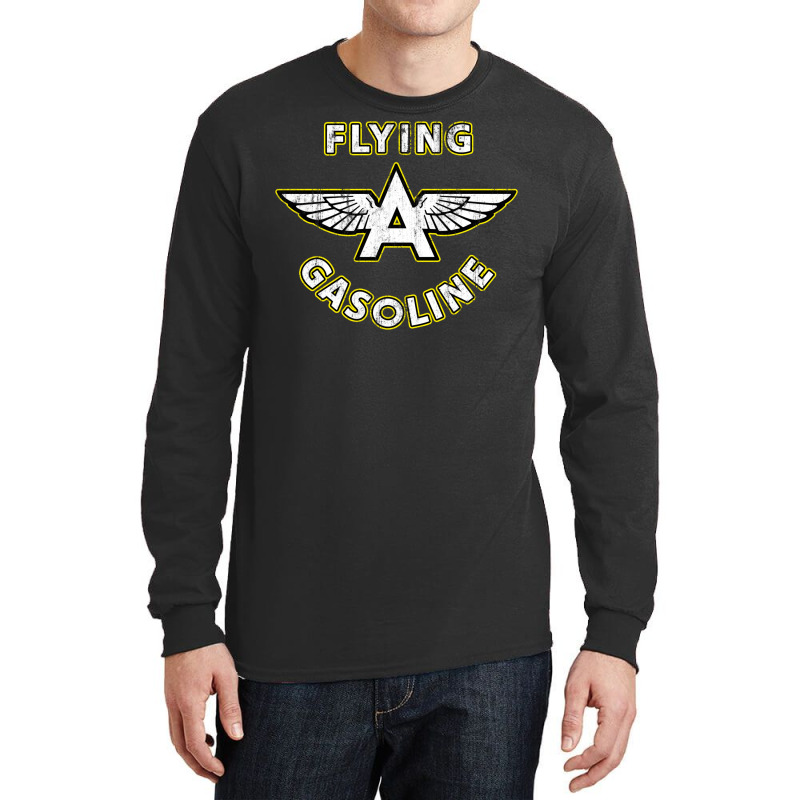 Flying A Gasoline Long Sleeve Shirts by elmirnaswaa | Artistshot