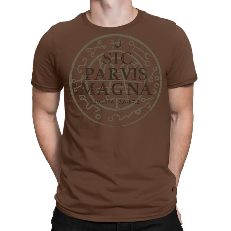 Uncharted Sic Parvis Magna T-shirt | Artistshot