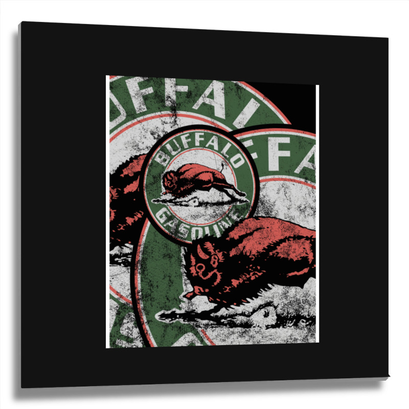 Buffalo Gasoline 2 Metal Print Square | Artistshot