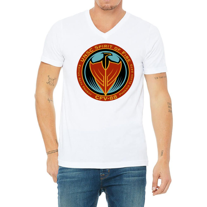 Unsc Spirit Of Fire V-neck Tee | Artistshot