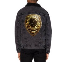 Valentine Detective Agency Gold Unisex Sherpa-lined Denim Jacket | Artistshot