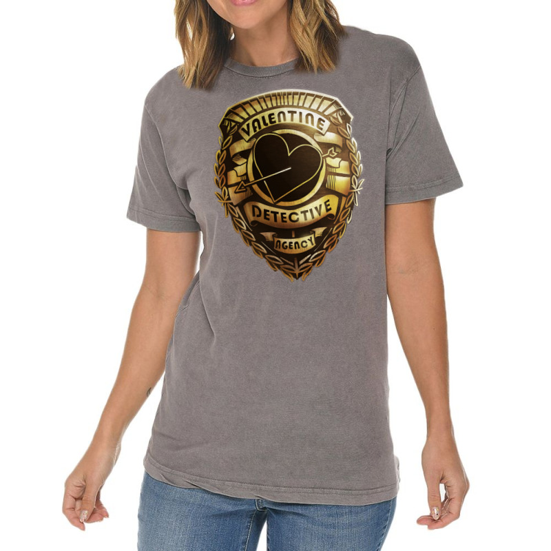 Valentine Detective Agency Gold Vintage T-Shirt by imnidadianis2 | Artistshot