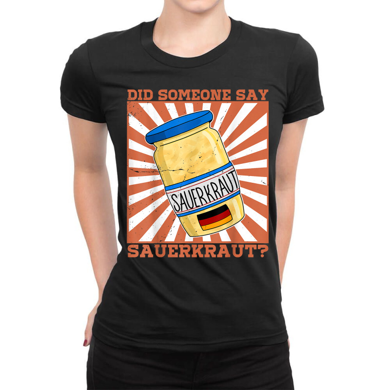 Sauerkraut Bio Gärtofp Sauerkohl Germany T Shirt Ladies Fitted T-Shirt by qadina | Artistshot