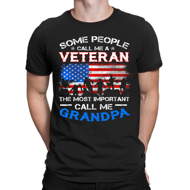 Proud Army Veteran Grandpa Fathers Day Shirt Gifts T-shirt | Artistshot