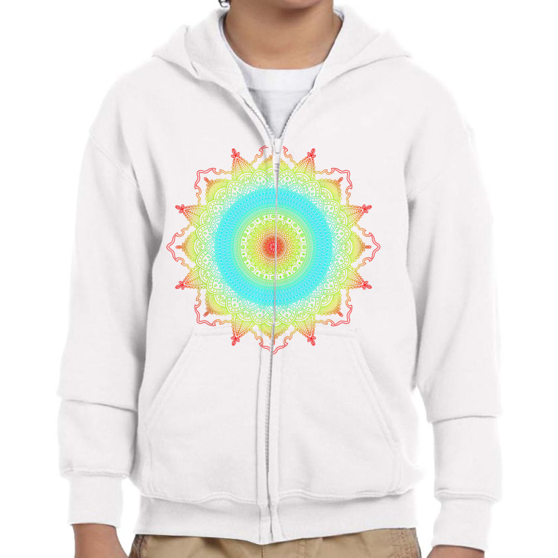 Sacred Geometry Tank Top   Psychedelic Tank Top Youth Zipper Hoodie | Artistshot