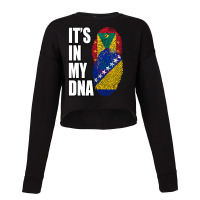 Hot Trend Grenadian And Bosnian Mix Heritage Dna F Cropped Sweater | Artistshot