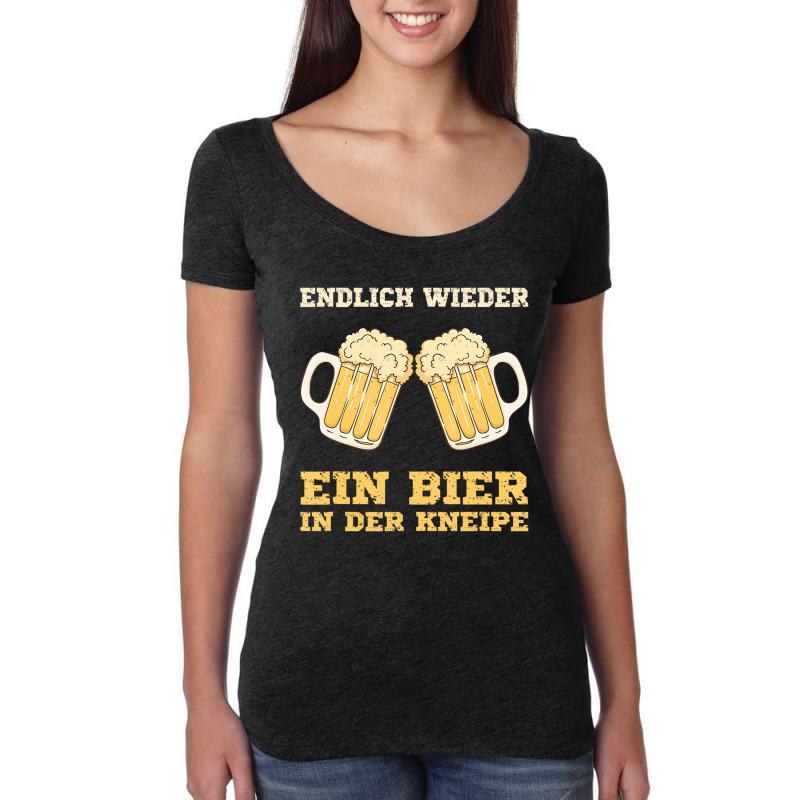 Finally A Beer In The Pub, Pub Opening Outfit T Sh Women's Triblend Scoop T-shirt by aiiluurosy | Artistshot