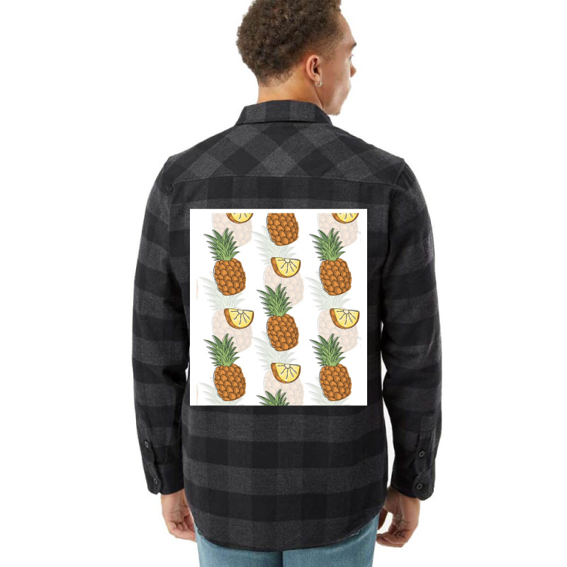 Pineapples In Hawaii  Pineapple At Sea Summer  Pin Flannel Shirt | Artistshot